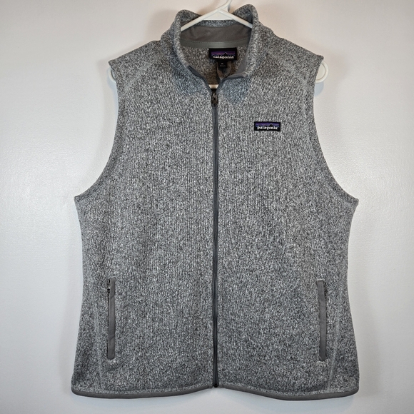 Patagonia Jackets & Blazers - Patagonia Heather Gray Fleece Zip-Up Vest